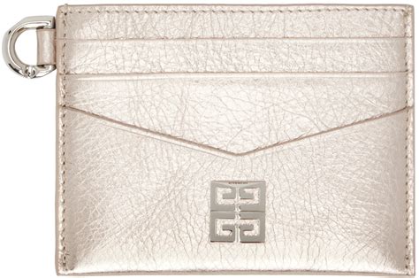 card holder givenchy|givenchy gold card holder.